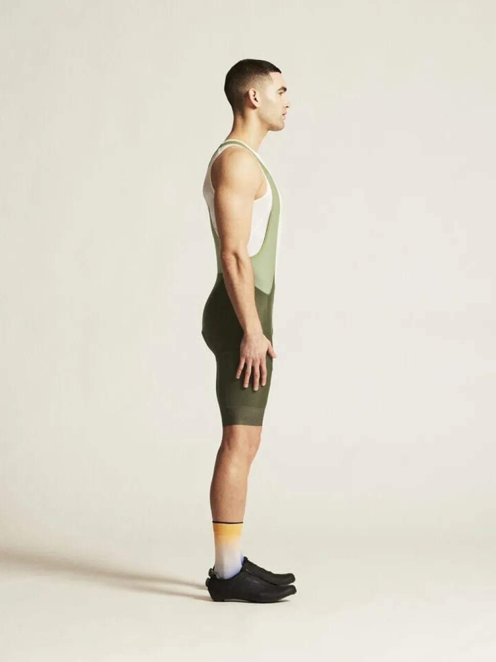 MEN'S ADV ENDUR CYCLING BIB SHORTS - JUNIPER/FOREST GREEN