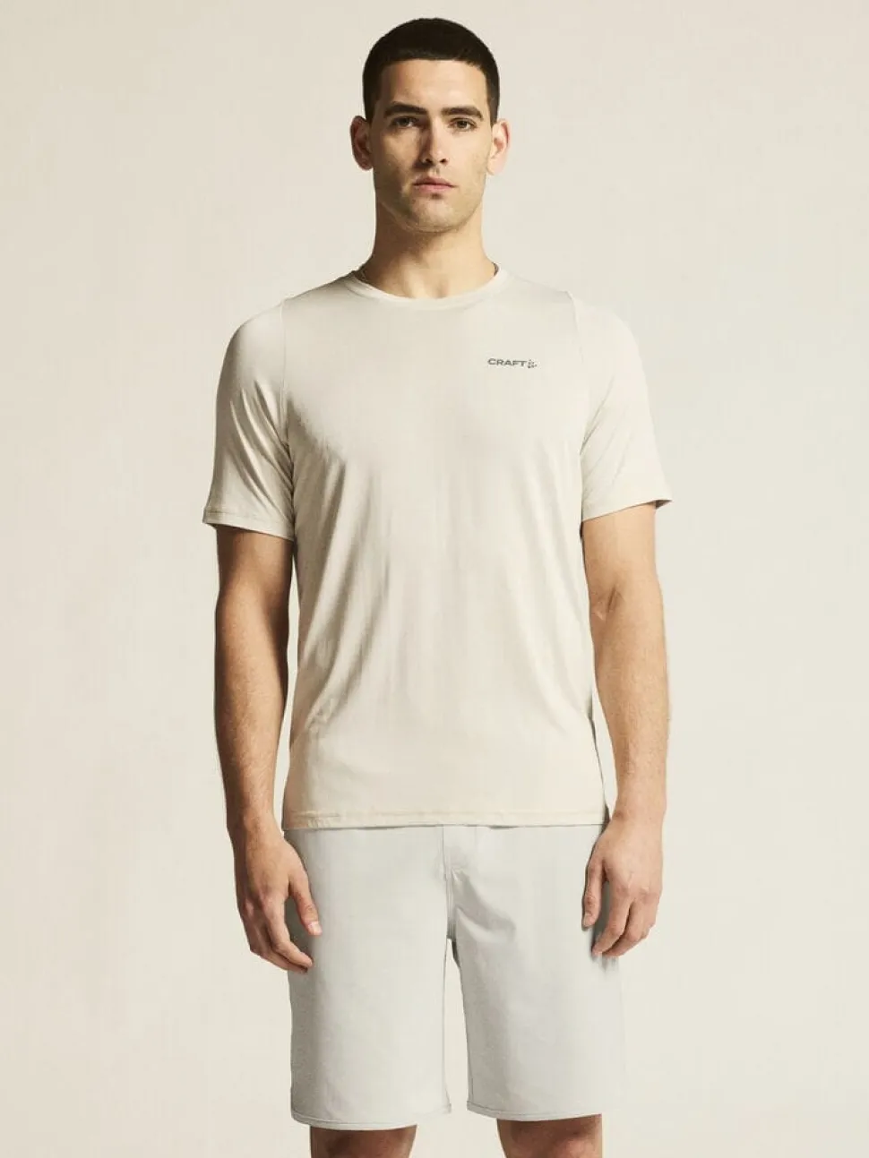 Men's Collective Bi-Blend SS Tee - Plaster