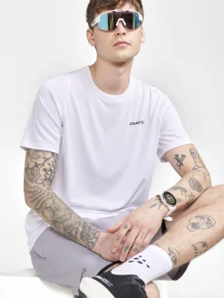 Men's Collective Bi-Blend SS Tee - White