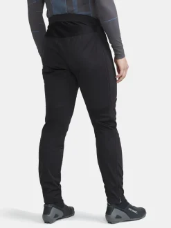 MENS CORE XC SKI TRAINING FZ PANTS - Black