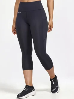 WOMEN'S ADV ESSENCE CAPRI TRAINING TIGHTS 2 - Black