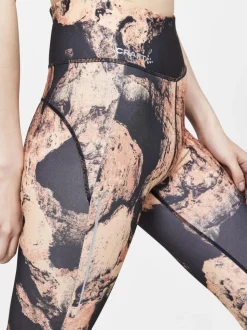 WOMEN'S ADV ESSENCE RUNNING TIGHTS - GLOW-MULTI