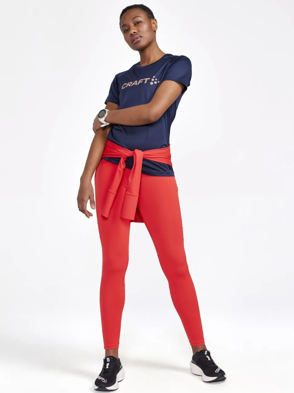 WOMEN'S ADV ESSENCE TRAINING TIGHTS 2 - REDDISH