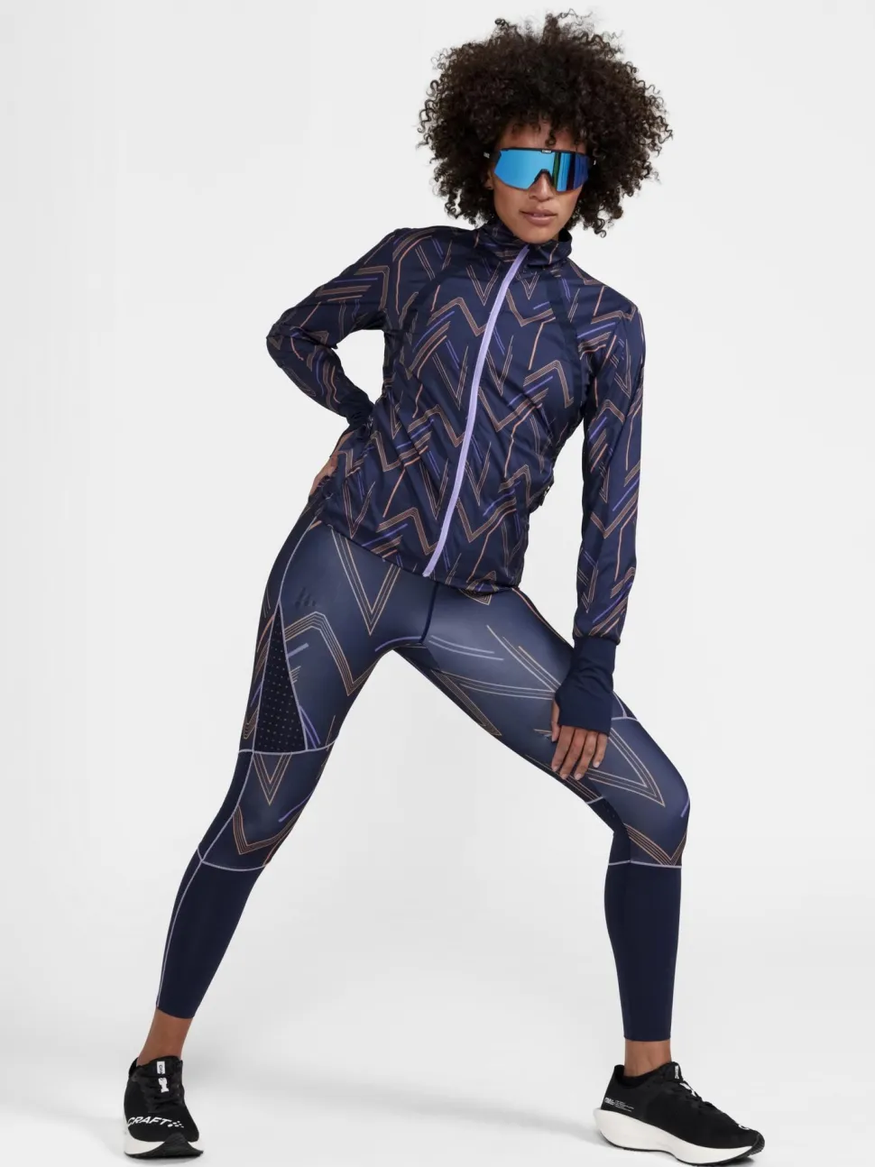 WOMEN'S ADV ESSENCE WIND JACKET - GLOW-MULTI