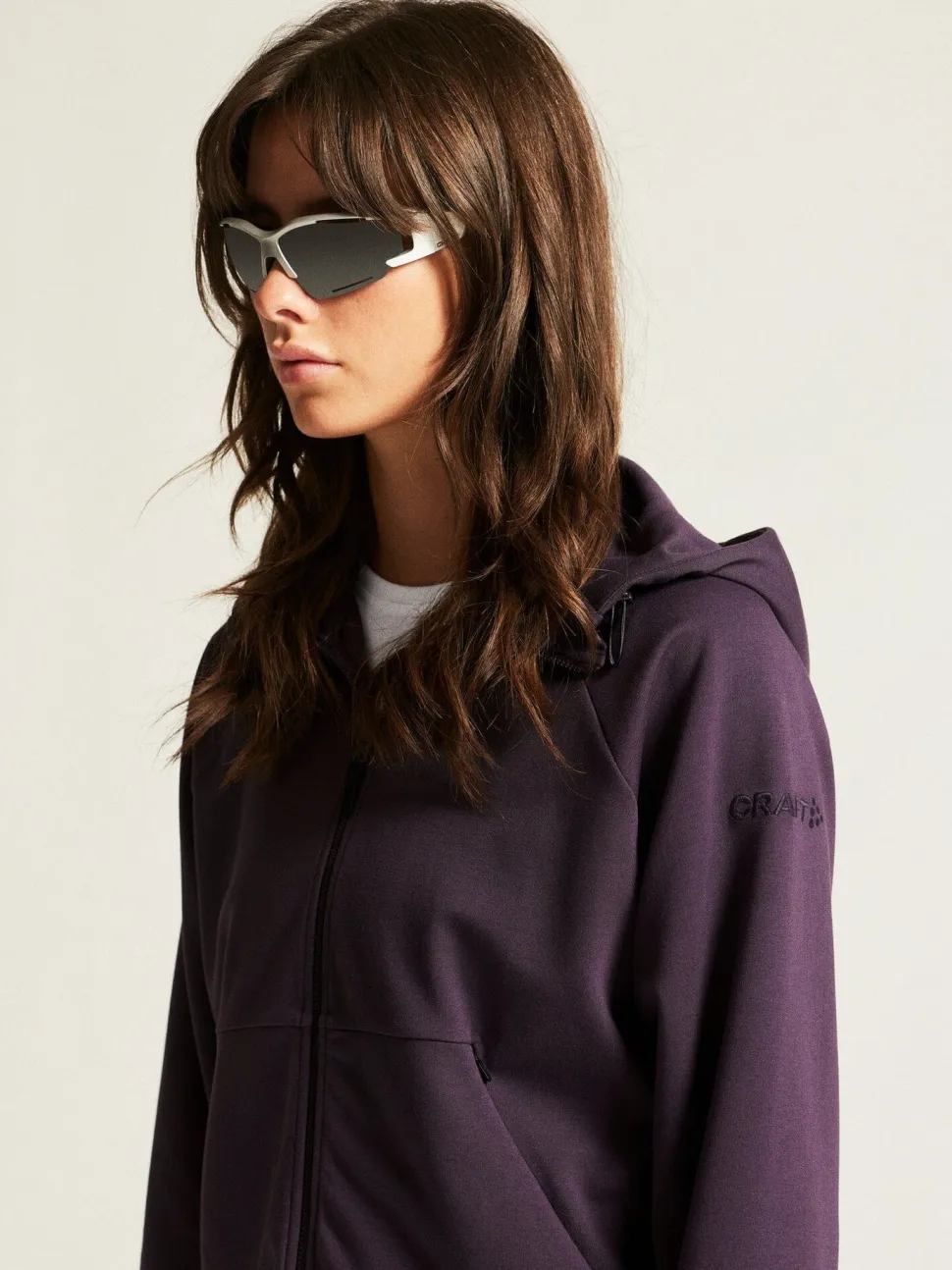 Women's ADV Join Full Zip Hoodie - DK Plum