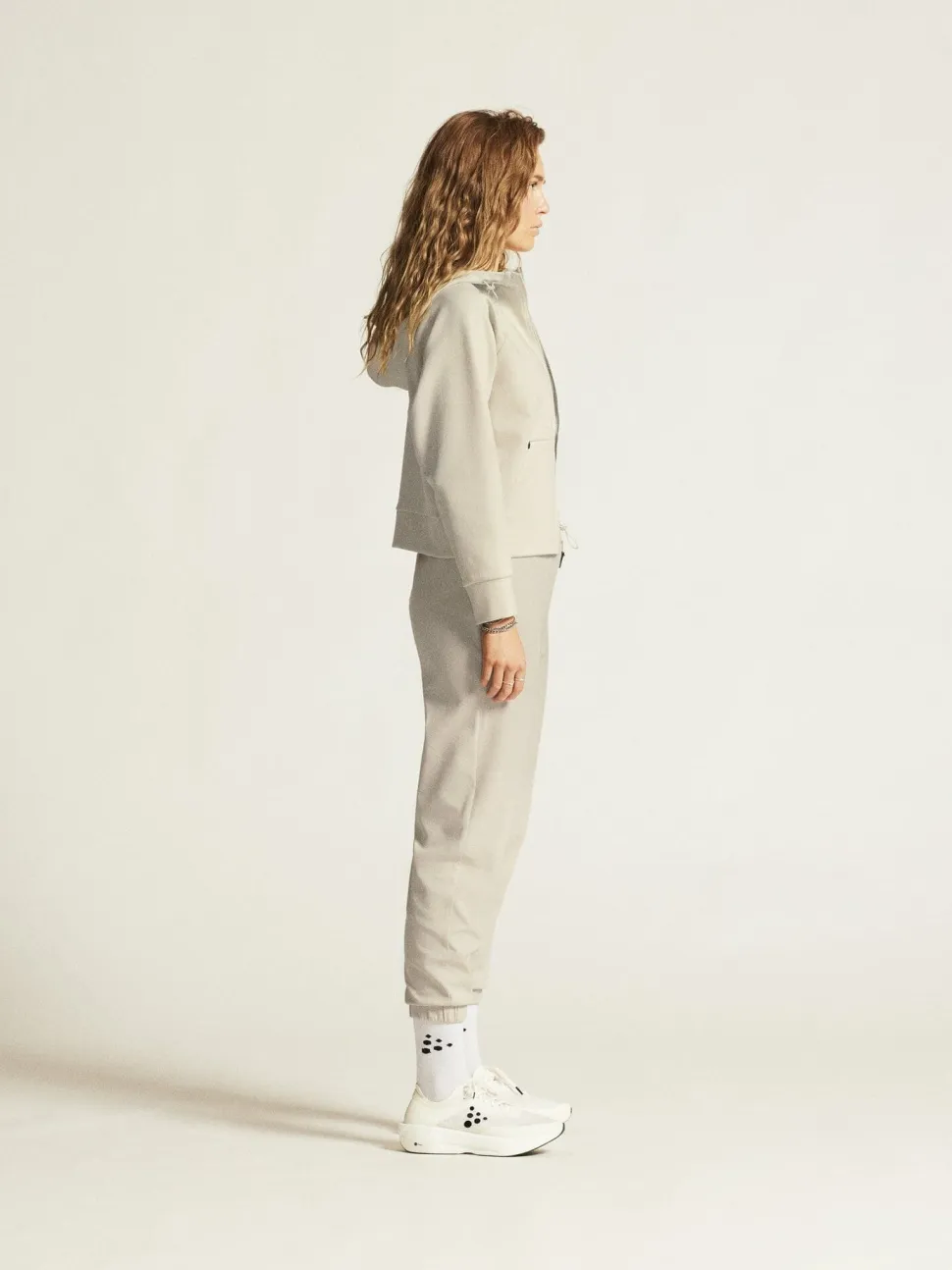 Women's ADV Join Full Zip Hoodie - Plaster