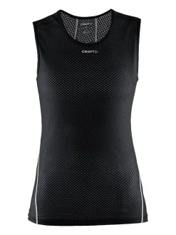 WOMEN'S COOL MESH SUPERLIGHT SLEEVELESS - Black