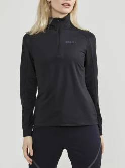 WOMEN'S CORE GAIN MIDLAYER - Black