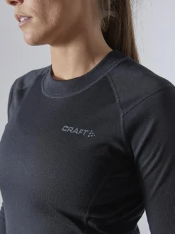 WOMEN'S CORE WARM BASELAYER SET - Black