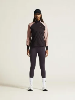 WOMENS CORE XC SKI TRAINING JACKET - DK PLUM/CHARM