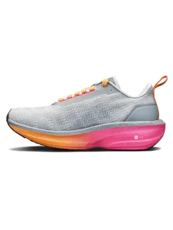 Women's Endurance 2 Running Shoe - Ash White/Fuchsia