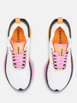 Women's Endurance 2 Running Shoe - Ash White/Fuchsia