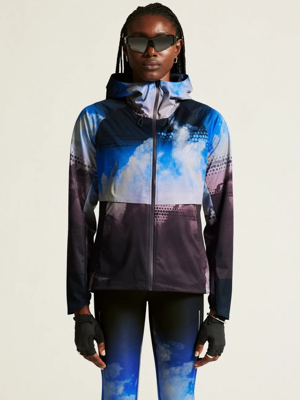 WOMEN'S PRO HYDRO JACKET 3 - DK PLUM/MULTI