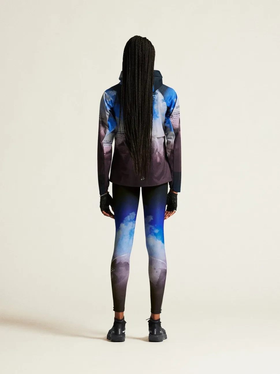 WOMEN'S PRO HYDRO JACKET 3 - DK PLUM/MULTI