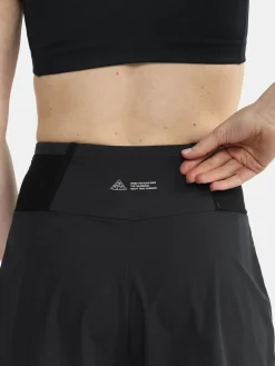 Women's Pro Trail Running Shorts - Black